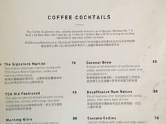菜单-The Coffee Academïcs(铜锣湾店)
