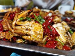 辣炒花盖蟹-喝丢一只鞋海鲜烧烤·海肠捞饭(东关街店)