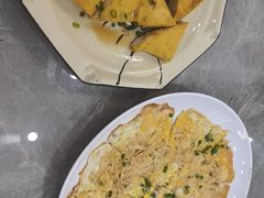 香煎客家黄豆腐-银峰农庄·特色烧鸡·鲜无花果浸鸡