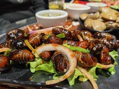 烤蝉蛹-泰白海鲜烧烤大全