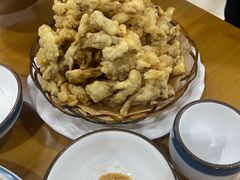 干炸鲜蘑-鹤乡东北菜(崮山路店)