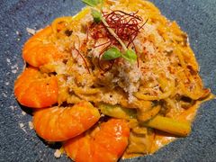 芝士蘑菇鲜虾意大利面-BE BRIGHT KITCHEN(正佳广场店)