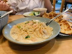 蓝钻虾松海胆酱意大利面-红小满休闲餐厅(十全街店)