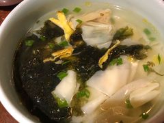 鸡汤鲜虾小馄饨-绿茶餐厅(华联万柳店)
