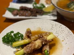 煎肥牛芦笋卷-気楽亭和食料理(气乐亭大世界本店)