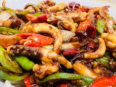 香辣鱿鱼拌面-醉牛腩·面小馆