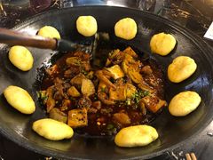 锅边馍-庭院土灶柴火鸡(犀浦店)