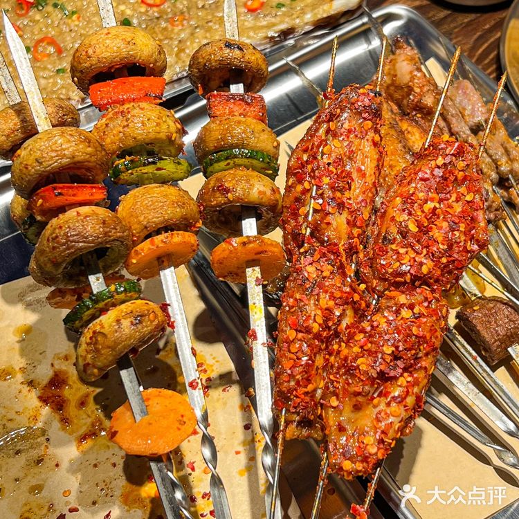 西安‼️chao正宗的东北烧烤来小破店吃甜麻肥哈!
