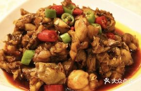 Chicken Stewed with Mushrooms