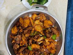 -尕有炕锅烤羊肉