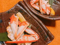 水煮螃蟹配醋-蟹道乐(道顿堀本店)