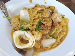 黄咖喱鱿鱼-大螃蟹海鲜餐厅