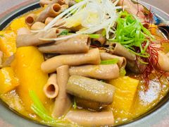 海肠炖土豆-皇朝海鲜酒店