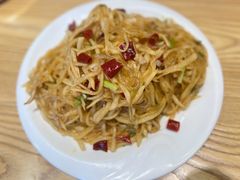 酸萝卜炒粉-方城小吃店