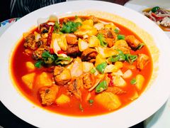 新疆沙湾大盘鸡-喀什游记(金源店)