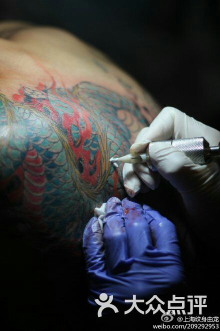 由龙纹身过肩龙纹身图片-北京纹身-大众点评网