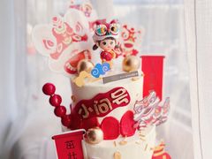 -卡比儿童蛋糕·心意定制·低脂零卡糖动物奶油FancyBALLOON(滨海店)