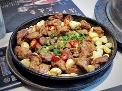 炉火烤梅肉-船梆煮•蒸汽海鲜·炉火烤肉(五四广场店)