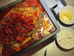 -探鱼·鲜青椒爽麻烤鱼(广州花都来又来店)
