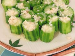 蒜蓉蒸丝瓜-区海鸡场饭店(石壁店)