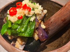 辣子皮蛋擂茄子-塔哈尔·新疆盛宴(奉贤龙湖店)