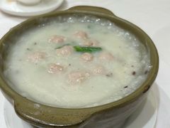 韭菜肉丸猪红粥-莞香楼·正宗东莞菜(东升店)