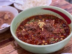 水煮肉片-雨田饭店