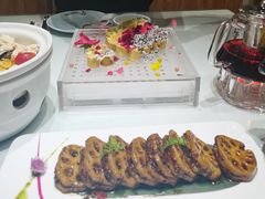 香煎藕夹-闻鲜素食茶餐厅(高新区店)