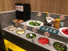 自助调料区-润园四季椰子鸡火锅(南山海岸城店)