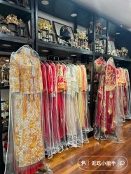 -懿沉香中式嫁衣礼服秀禾服龙凤褂马来褂旗袍总店