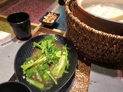 豆豉鲮鱼油麦菜-潮十三潮汕砂锅粥(高新四路大都荟店)