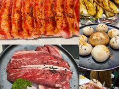 -山野的朋友露营炭火烤肉