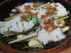 陈年菜脯啫鳕鱼-鲜潮里·粤式大排档