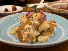 菠萝油条虾-粤域茶餐厅