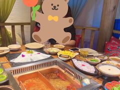 自助取餐区-老牌坊云南鱼豆花火锅(爱建店)