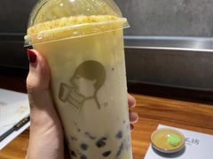 厚烧蛋糕波波奶茶-喜茶(中山利和新地店)