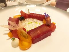 挪威烟熏三文鱼水晶黄瓜香槟奶油-福楼法餐厅FLO