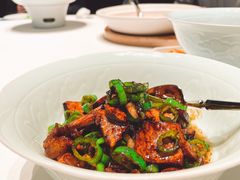青椒炒酱油香干-湘上湘(米其林餐厅-正大中心总店)