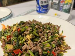 雪菜牛肉丝-食光慢宴·安吉土菜馆