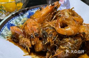 Wild Garlic Stir-fried Prawns