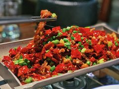 火攻鱿鱼须-不二舟食府(车站南路店)