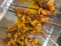 秦川黄牛招牌烤肉筋-叁宝烧烤 西安烧烤 领跑品牌(学府路店)