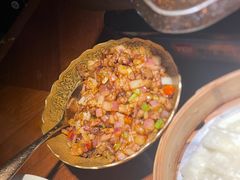 薄饼卷羊肉粒-楼兰新疆主题餐厅(苏州中心店)