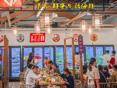 -杨老板·海鲜集市火锅·鲜切牛肉(中防万宝店)