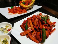 杏鲍菇炒牛肉-陕北四窑洞(巨丰店)