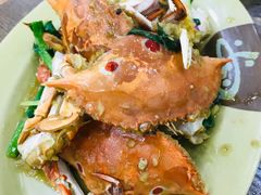 姜葱炒花蟹-贞姨美食·老字号海鲜大排档