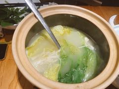 鸡汤青菜打边炉-火候轩品质湘菜·私厨(市府店)