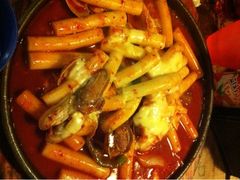 奶酪海鲜炒米条-包装马车·韩国料理·포장마차