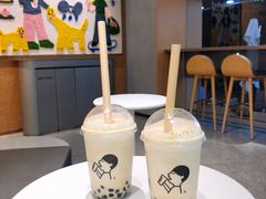 烤黑糖波波牛乳-喜茶(深圳喜荟城店)
