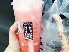 奶酪红草莓-LELECHA乐乐茶(上海五角场万达广场店)